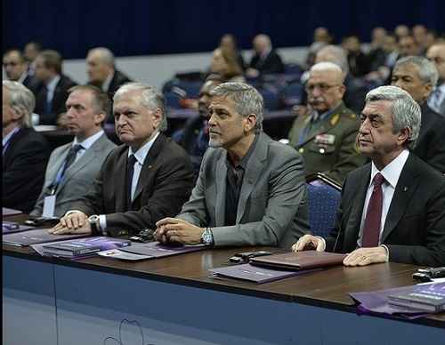 جرج کلونی در ارمنستان